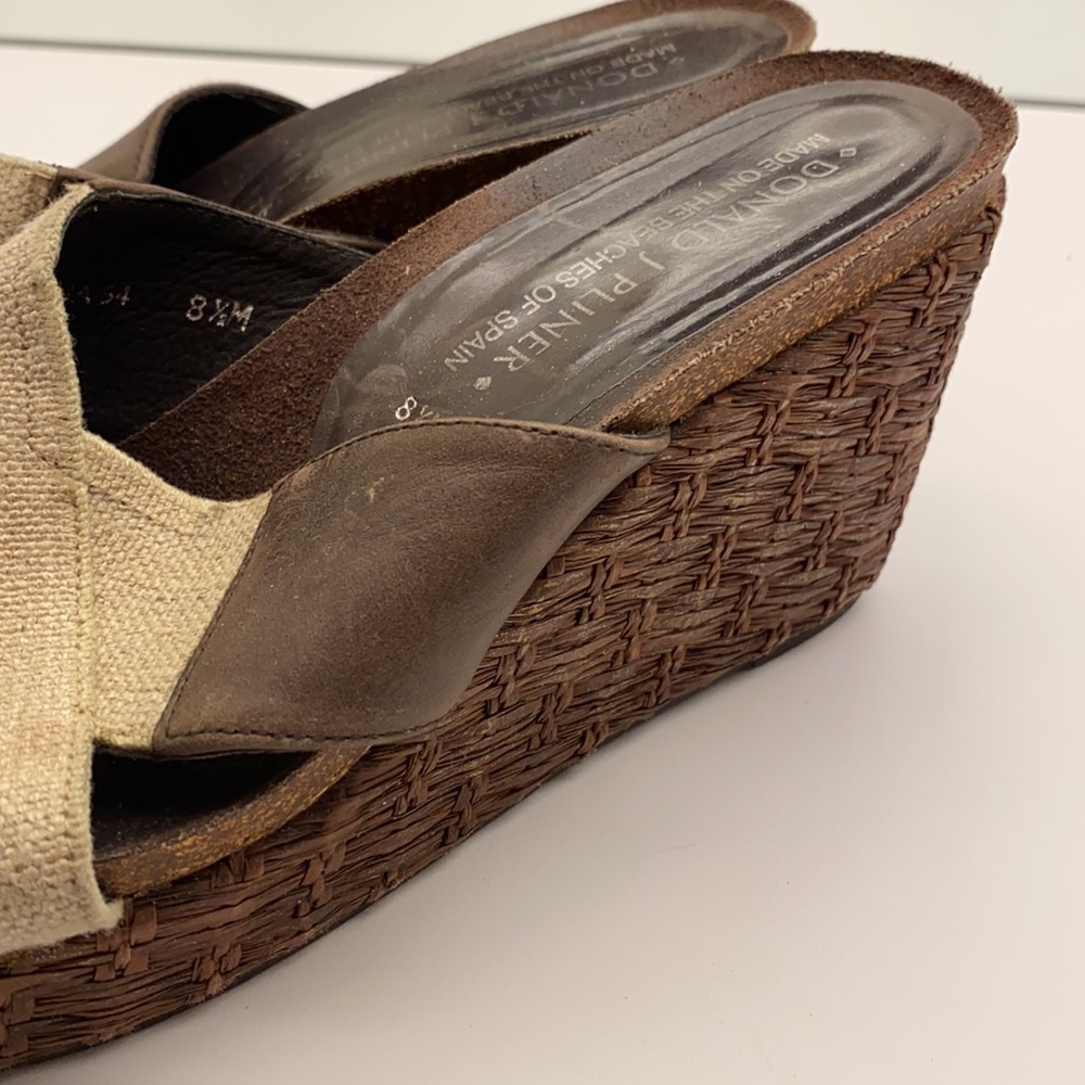 Donald J Pilner Summer Shoes Wicker Woven Wedges